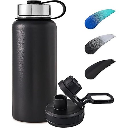 Isolerad vattenflaska 0,5 l. Rostfritt stål vattenflaska - läcksäker