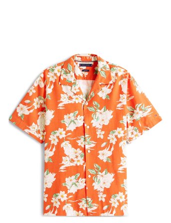 Tommy Hilfiger | Lightweight Floral Aop Ss Shirt | M
