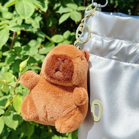 Söpö Kapybara-nukke Kapybara-pehmolelu Avaimenperä Koululaukun riipus Automaattilelu