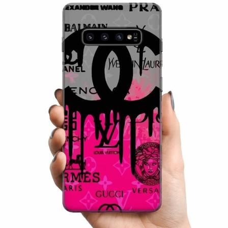 Samsung Galaxy S10+ Tpu Mobilskal Cc Pink