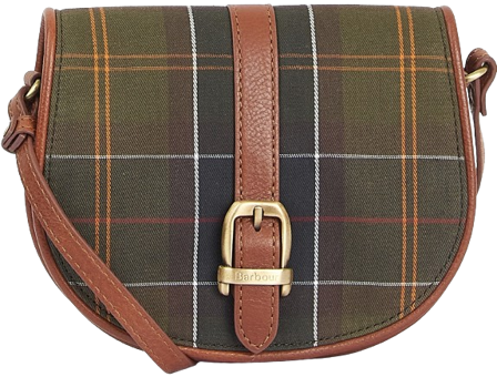 Barbour W's Katrine Saddle Bag Classic Tartan - Barbour