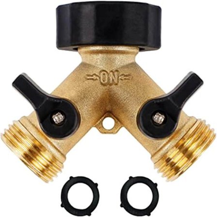 Enkeltslange dobbel vaskemaskin hagekran fordeler 3/4 Y-kontakt til 2 beslag