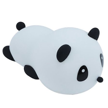 Panda Yövalo Lapsille 7-väriä: Ladattava Silikoninen Pehmeä Yövalo, 30 minuutin Ajastettu Kosketusyölamppu