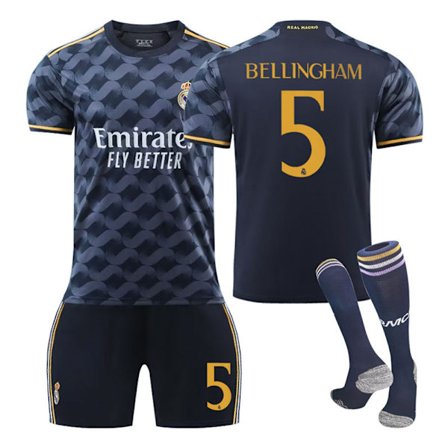 Real Madrid fotbollströja set #5 Bellingham vuxen fotbollströja L