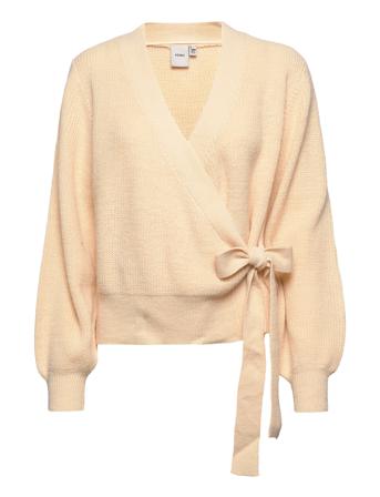 Ihnovo Ca5 Strikkegenser Cardigan Creme ICHI