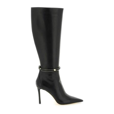 Jimmy Choo, Heeled Boots Zwart, Dames, Maat:37 EU