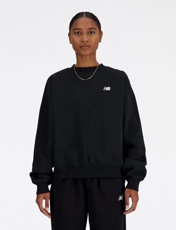 New Balance Sport Essentials Fleece Crew - Black - XL
