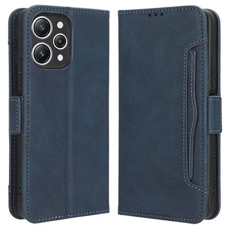 SKALO Xiaomi Redmi 12 4G/5G 6-RUM Pungetaske - Blå