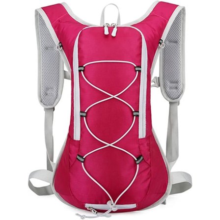 Sykkelryggsekk liten ryggsekk vanntett herre og dame sportsryggsekk ski ryggsekk Rose Red