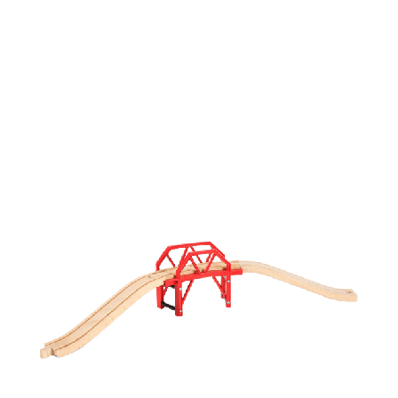 Brio Svängd bro Träleksaker ONESIZE