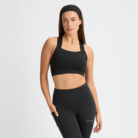Röhnisch Kay Sports Bra, Black/Black