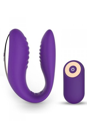 TOYZ4LOVERS Vibrator For Couples Purple - Woome.pl