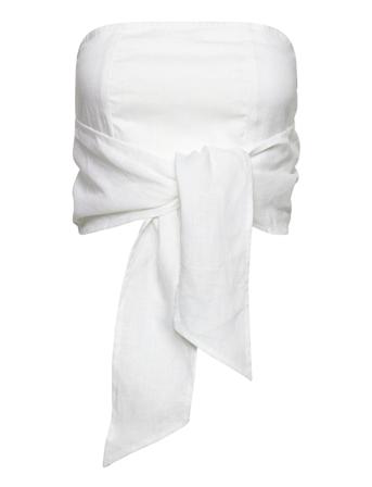 Hulala Bodice Bluse Ærmeløs Hvid Faithfull The Brand