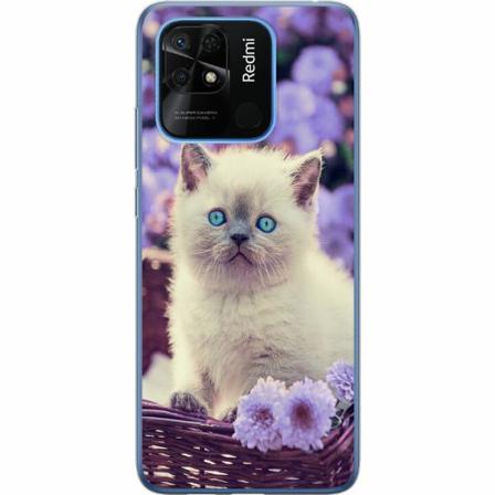 Xiaomi Redmi 10c Genomskinligt Skal Katt