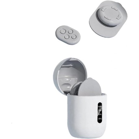 ING Sähköinen Pulssihieroja Niskalle ja Hartioille EMS Lihasstimulaattori Langaton Lihasstimulaattori Kaukosäätimellä Sisältää 2 Elektrodia