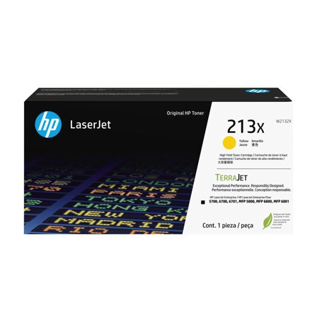 HP 213X - Høy ytelse - gul - original - LaserJet - tonerpatron (W2132X)
