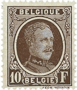Belgien 1926 - OBP 216 - Ubrugt
