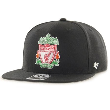 Baseball cap - 47 BRAND - FC Liverpool black / red - 100% wool - Men
