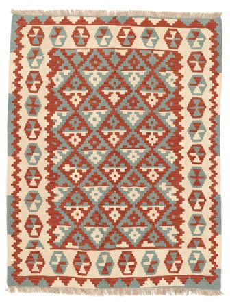 Kilim Qashqai Rug 151X194 Dark Red/Green Persia