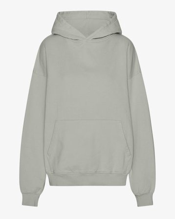 Organic Oversized Hood - Steel Blue - Female - L - Sustainable material - Ethical production