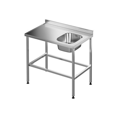 Purus SB-1000-34H Vaskebenk 1000x620x900 mm, høyreplassert oppvaskkum, Vaskerom