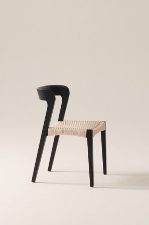 Jotex - Stol Svart - VIKDALEN - Kjøp Spisestoler & kjøkkenstoler hos Jotex