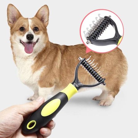 Pet Shedding Trimmer Hundborte Verktygkam roa