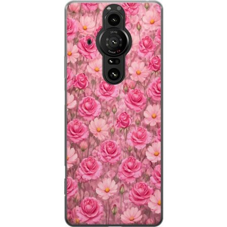 Yhteensopiva Puhelinkuori Sony Xperia Pro-I Petal Reverie Blush Rose