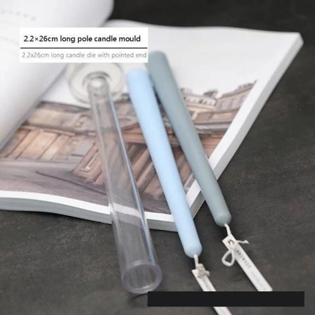 Lysforme Lys DIY silikoneforme YKE55031 spids lang stang 22x26