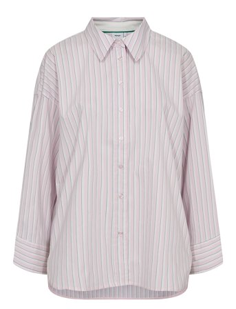 Nueloise Stripe Shirt Pink Nümph