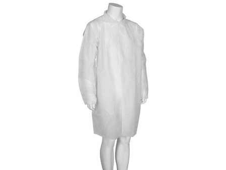 ABENA Besöksrock nonwoven L/XL 10/fp - Lyreco - Skyddsutrustning - Engångskläder - Besöksrock