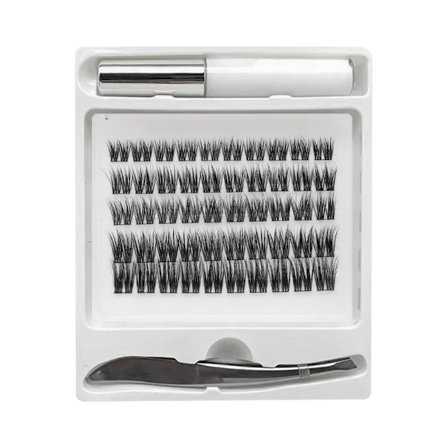 Cluster Lashes falska ögonfransar 6 6