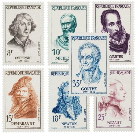 Frankrig 1957 - YT 1132-1138 - Postfrisk