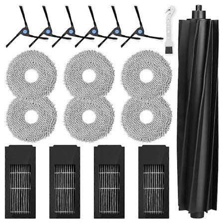 Tilbehørssæt Kompatibelt til X2 Omni Støvsuger, Reservedel Inkluderer Hovedbørste, HEPA Filter