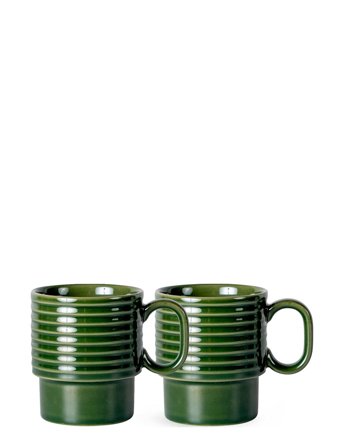Coffee & More Mug 2-Pack Green Sagaform
