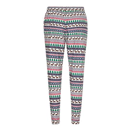 Liberté Liberté - Alma Bukser, 9500 - Reindeer X-Mas Hvid, Dame, Størrelse: L/Xl