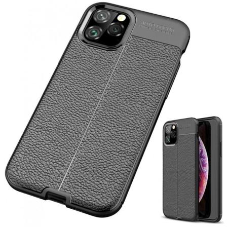 iPhone 11 Pro Max iskunkestävä ja iskuja vaimentava nahkainen se Black