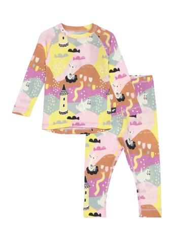 Thermal Set, Moomin Trivsam Outerwear Base Layers Baselayer Sets Multi/patterned Reima