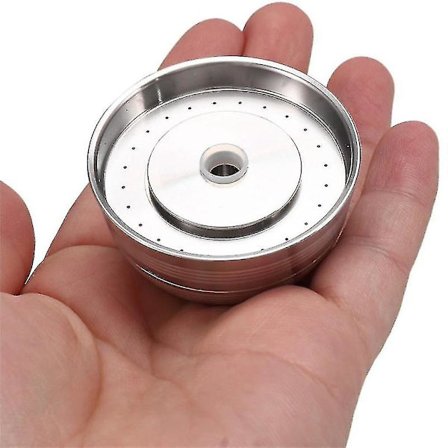 Kompatibel med Vertuo Next rustfritt stål kapsel Vertuoline gjenfyllbar kaffefilter, a