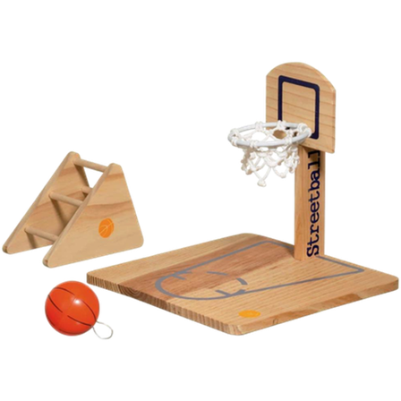 Flamingo - Fugleleketøy Basketball Brun 20x20x20 cm - Fugl - Fugleleker - Aktivering - ZOO.no