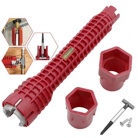 Vaskinstallation Vattenrörsnyckel Hushållsblandare Nyckel