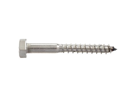 REYHER 005710100060070 Franske skruer T6S, 6x70, FZB 4.6 DIN 571 pakke med 200, Befæstelse