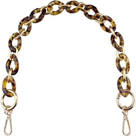 Akryl metall handväska kedja handtag rem Kort handväska kedja