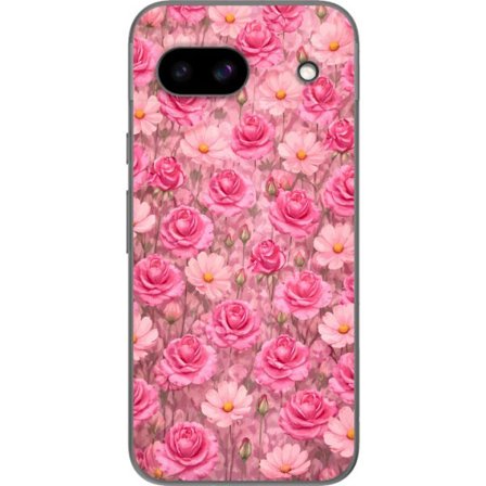 Yhteensopiva Puhelinkuori Google Pixel 8a Petal Reverie Blush Rose