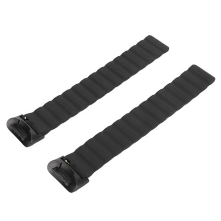 Magnetiskt armband Justerbart Snabbfrigörande Silikon Armband Tillbehör Passar för Fitbit Charge 5 Svart