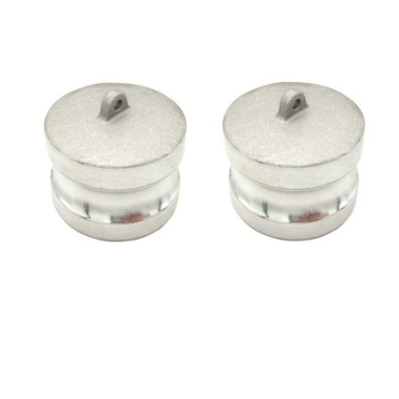 2 kpl nokka- ja uraliitin 1" uros Camlock pölytulppa, nokka ja