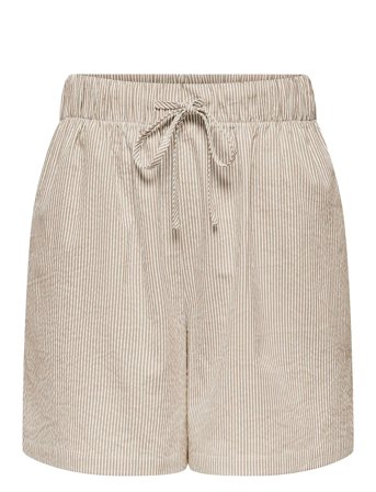 Onlaugusta Shorts Wvn Noos Beige ONLY
