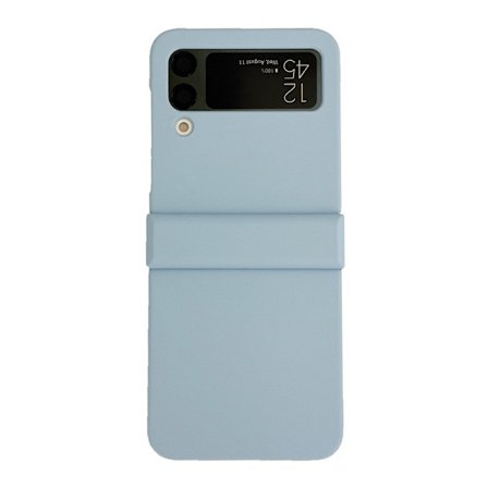 SAM Galaxy ZFlip 3, Solid Farge Telefondeksel, PC Telefondeksel (Lyseblå)