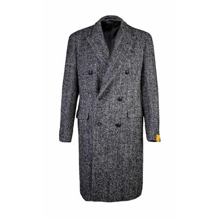 Tagliatore, Double-Breasted Coats Grijs, Heren, Maat:M