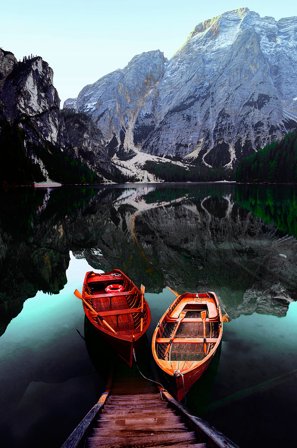 Malerifabrikken - Juliste By the lake - Monivärinen - Julisteet - - Homeroom